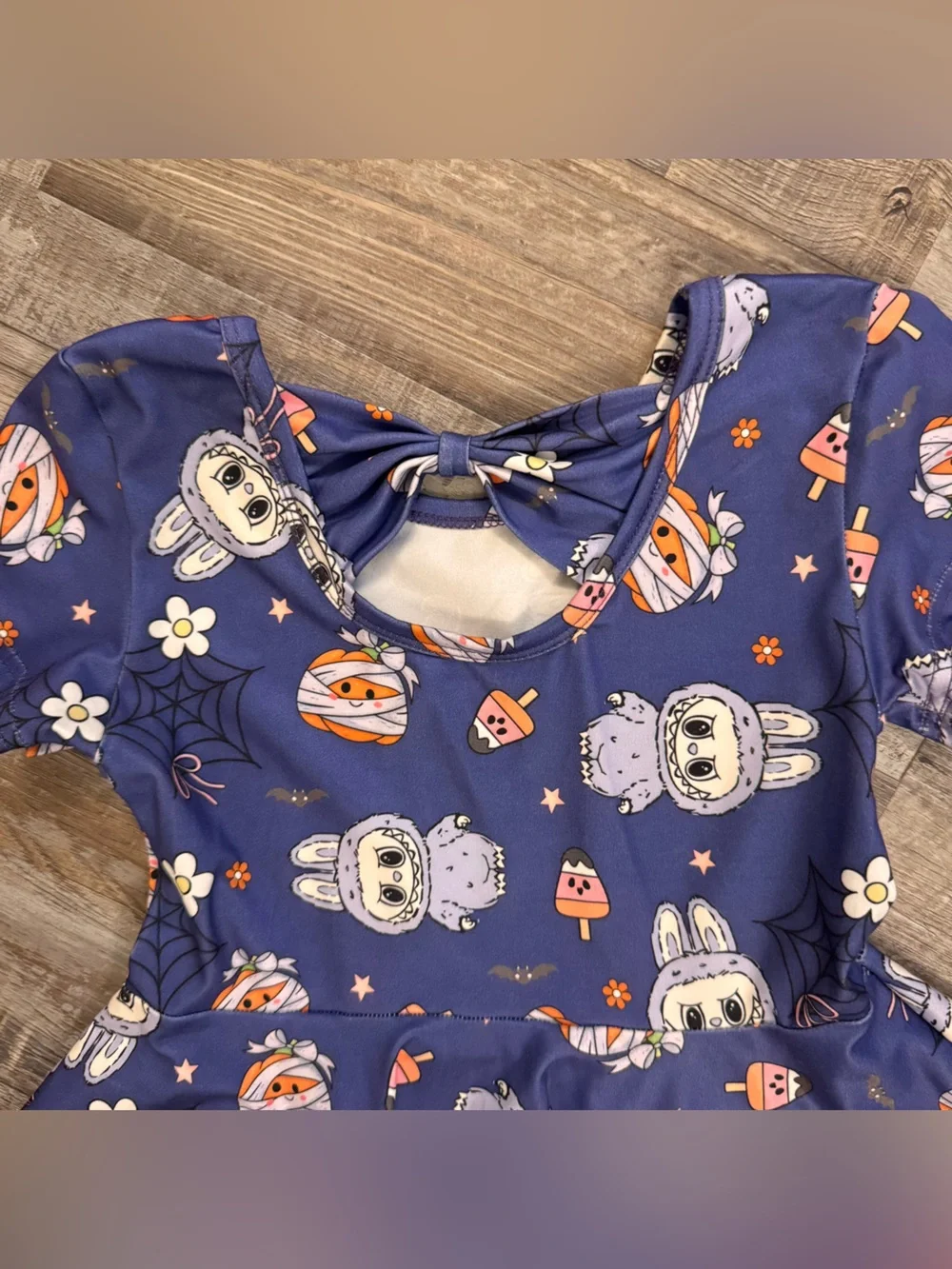 A bee bug boutique labubu inspired Halloween peplum size 8